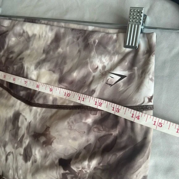 Gymshark Elevate Leggings size XL Cement Brown Spray Dye - Picture 10 of 11